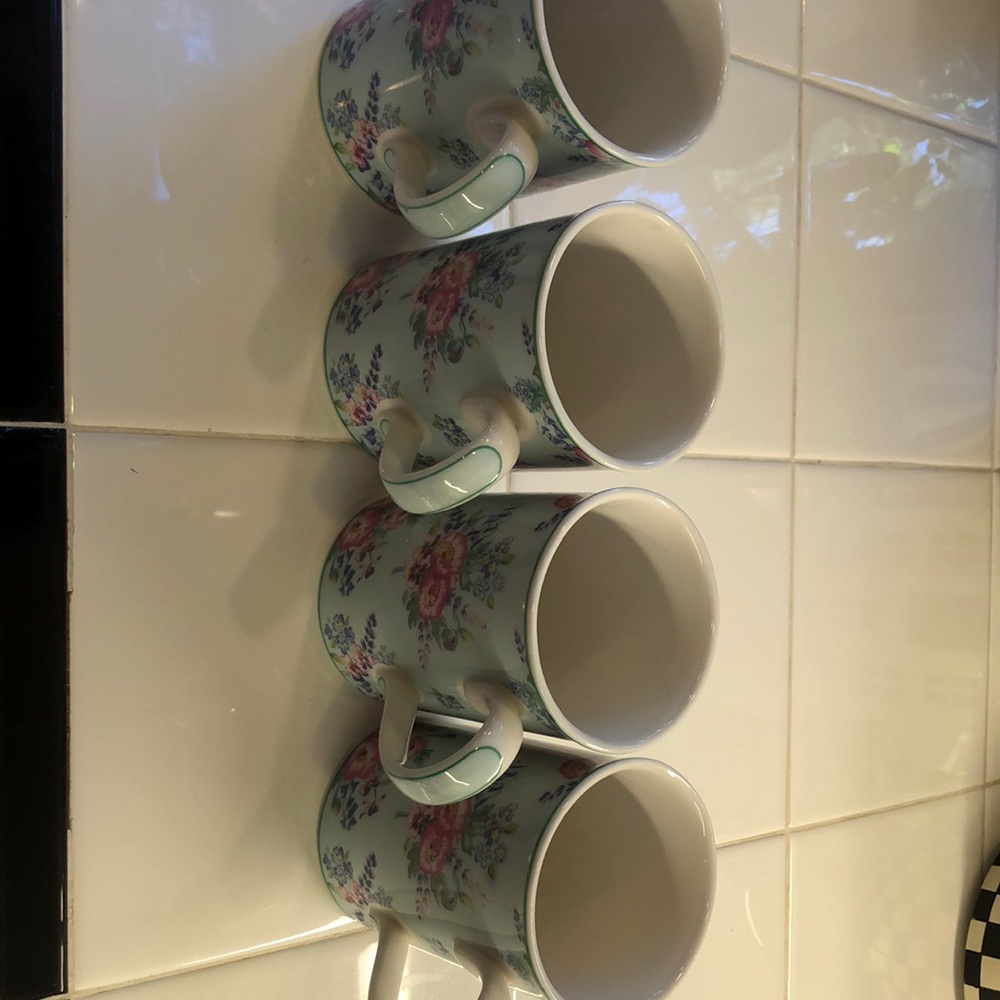 The Brontë Collection Royal Albert coffee mugs.